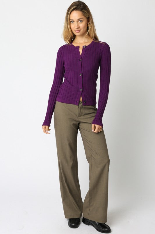 Violet Cardigan