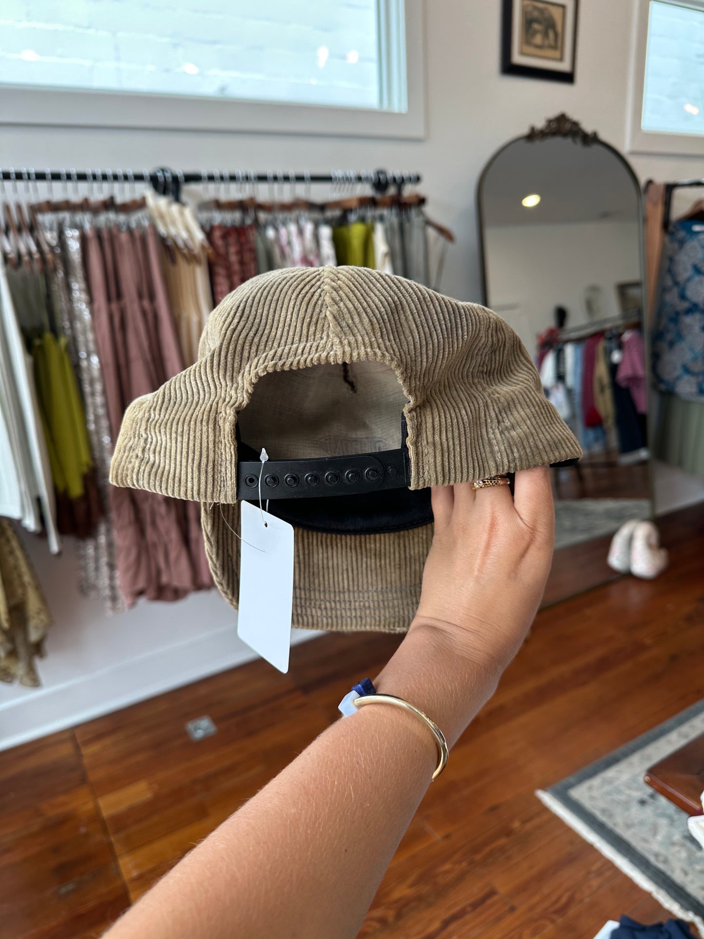 Vtg Cord Agriculture Hat