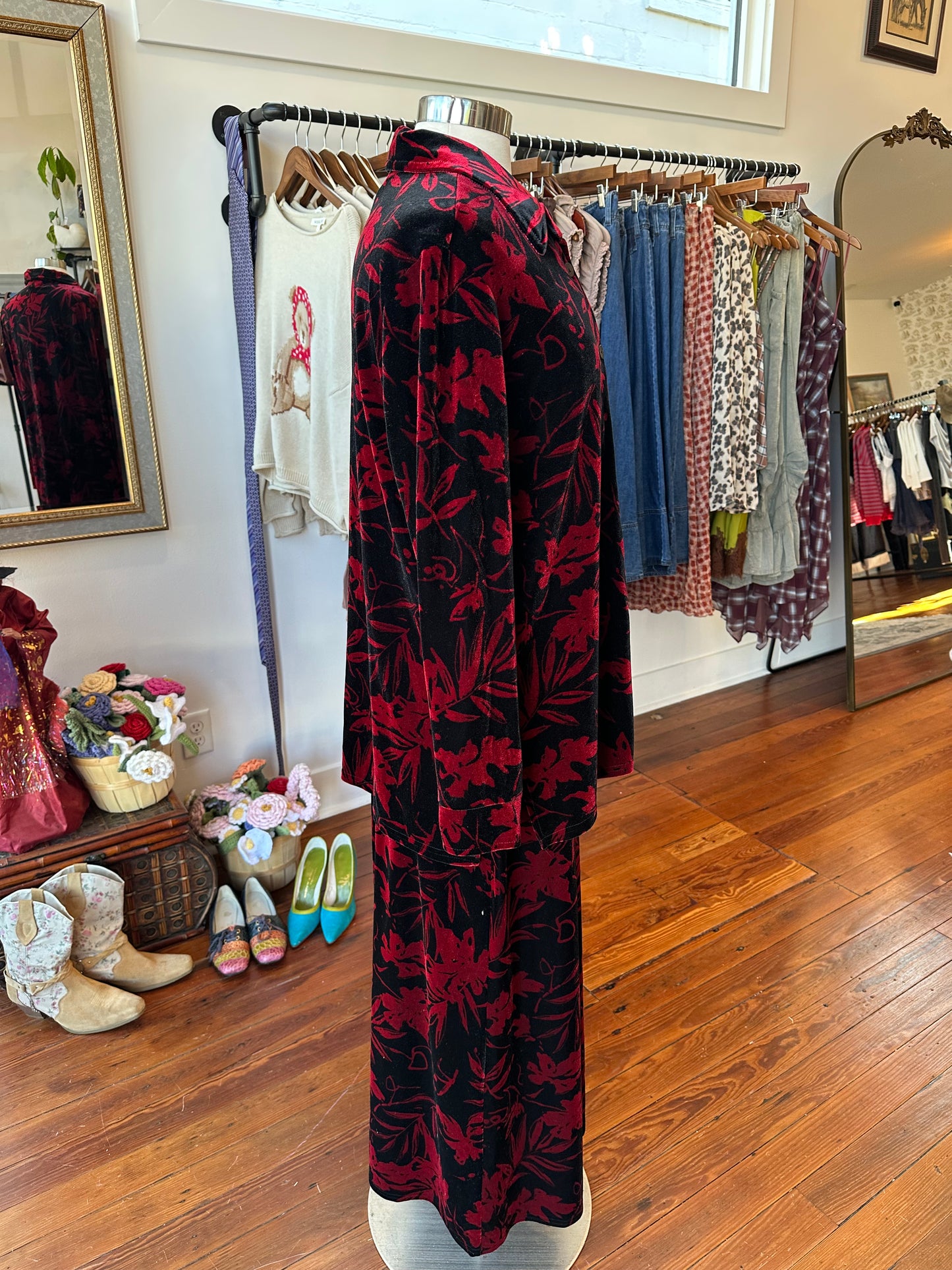 90's Velvet Set - LARGE