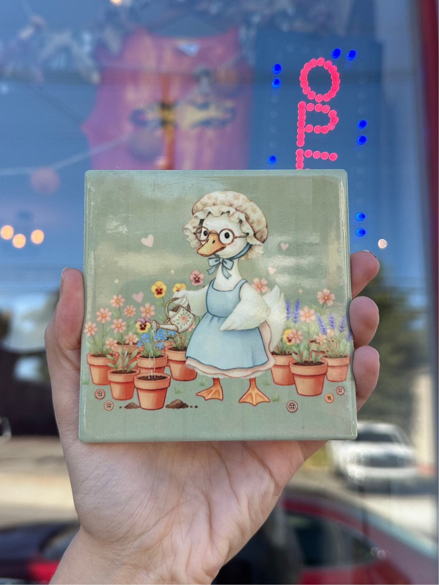 80's Grandma Goose Tile