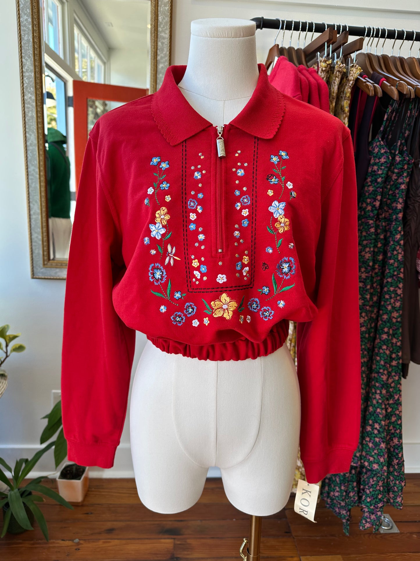 Lady Bug Quarter-Zip