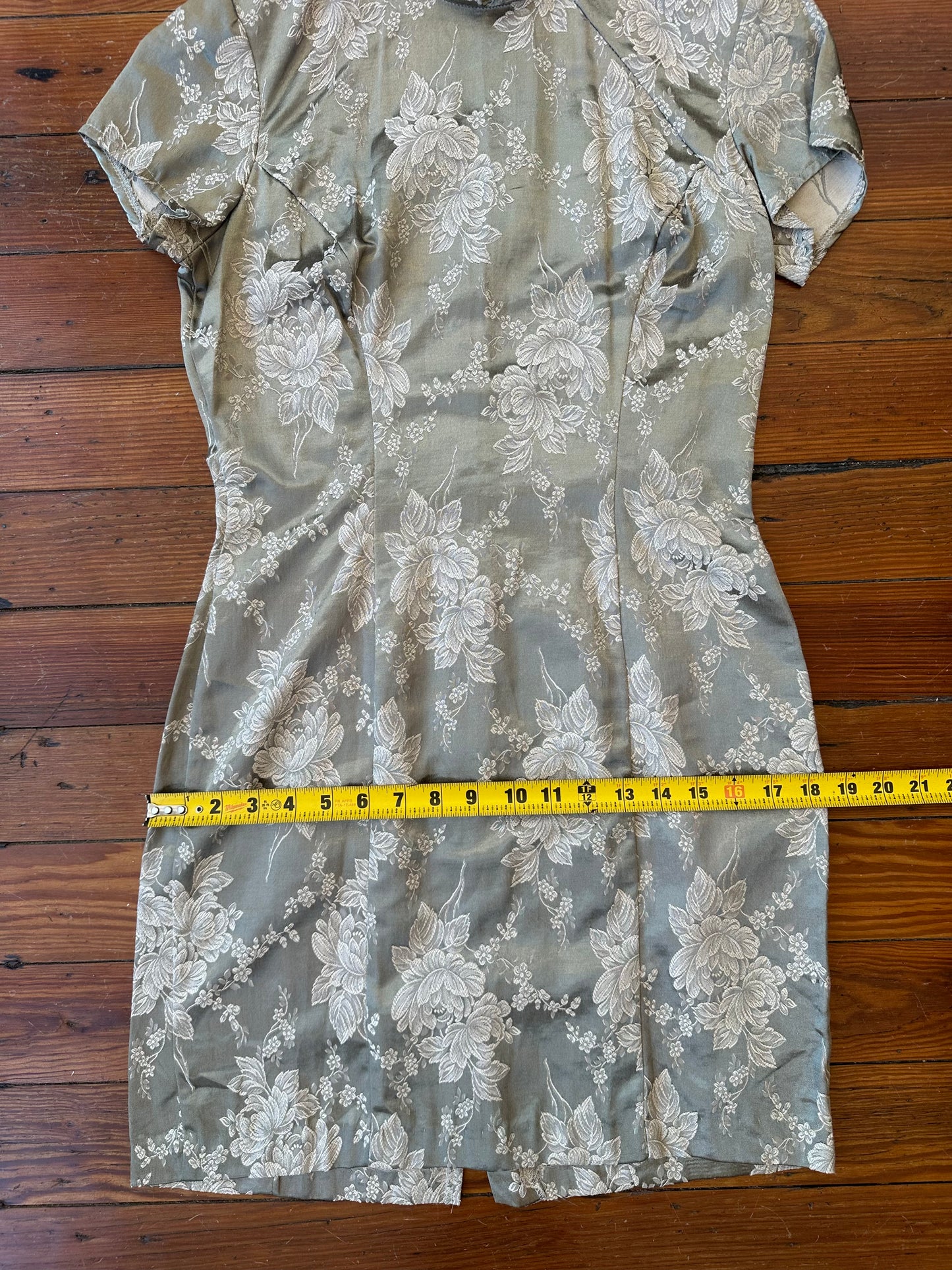 90's Qipao-Inspired Dress - Size 7