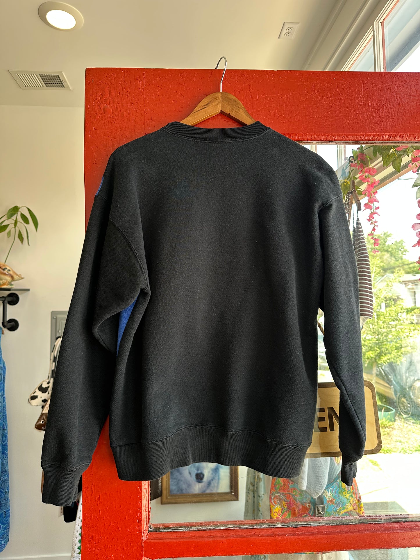 Vintage Color-Block UK Sweatshirt - LARGE