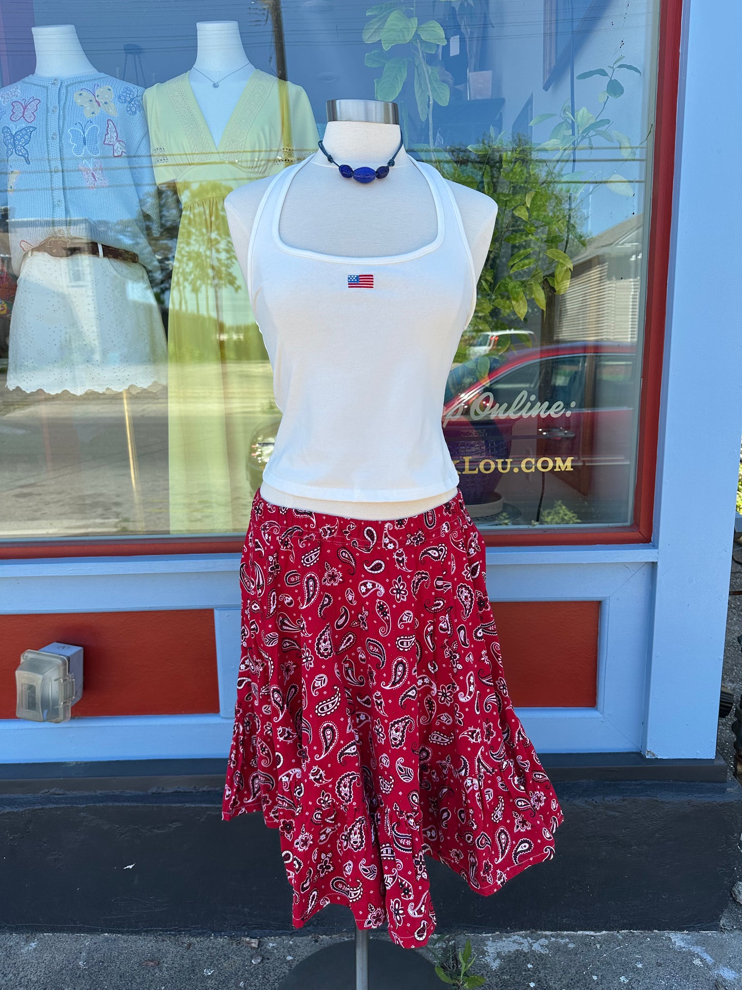Handmade Bandana Skirt - SMALL/MEDIUM