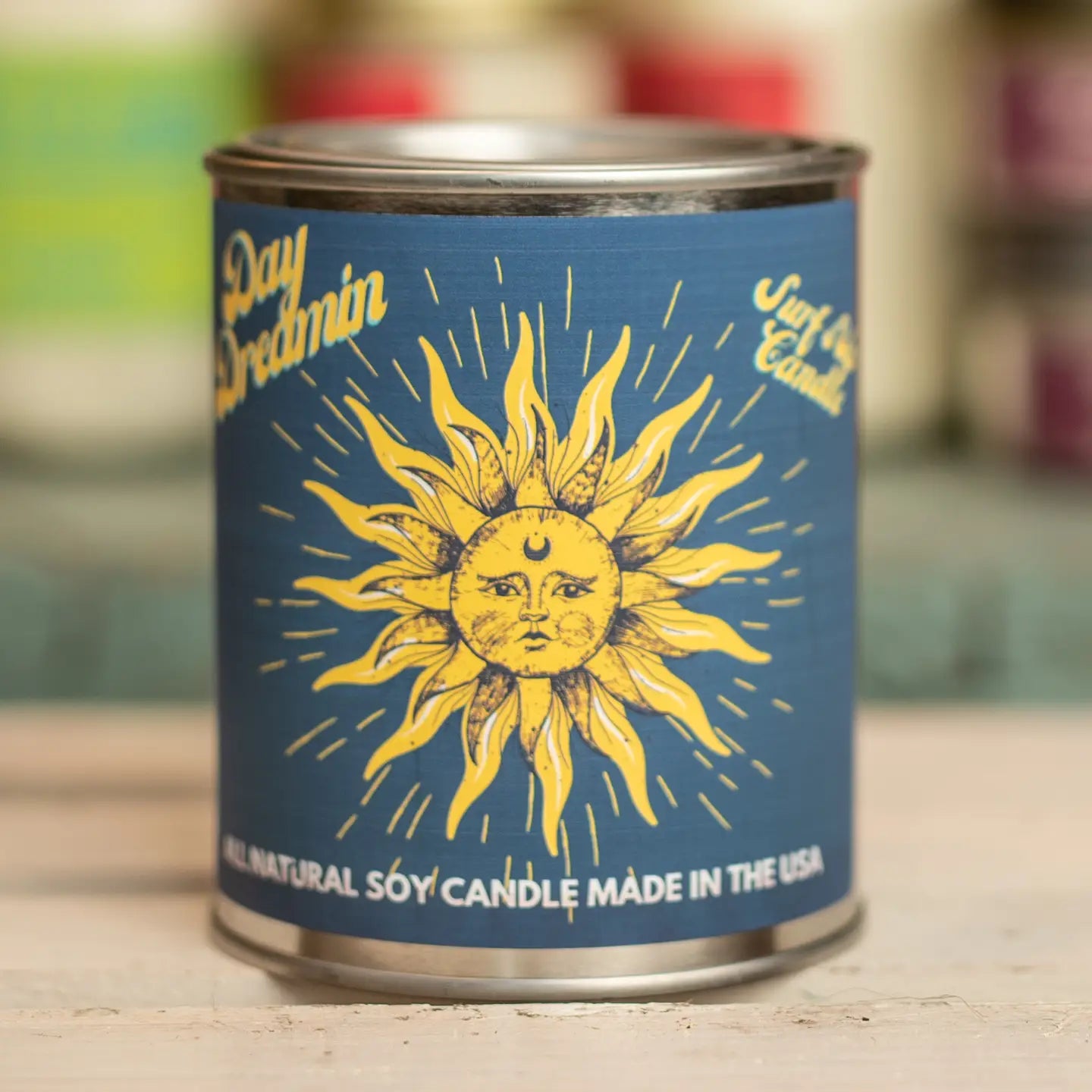Surfs Up Paint Can Candle