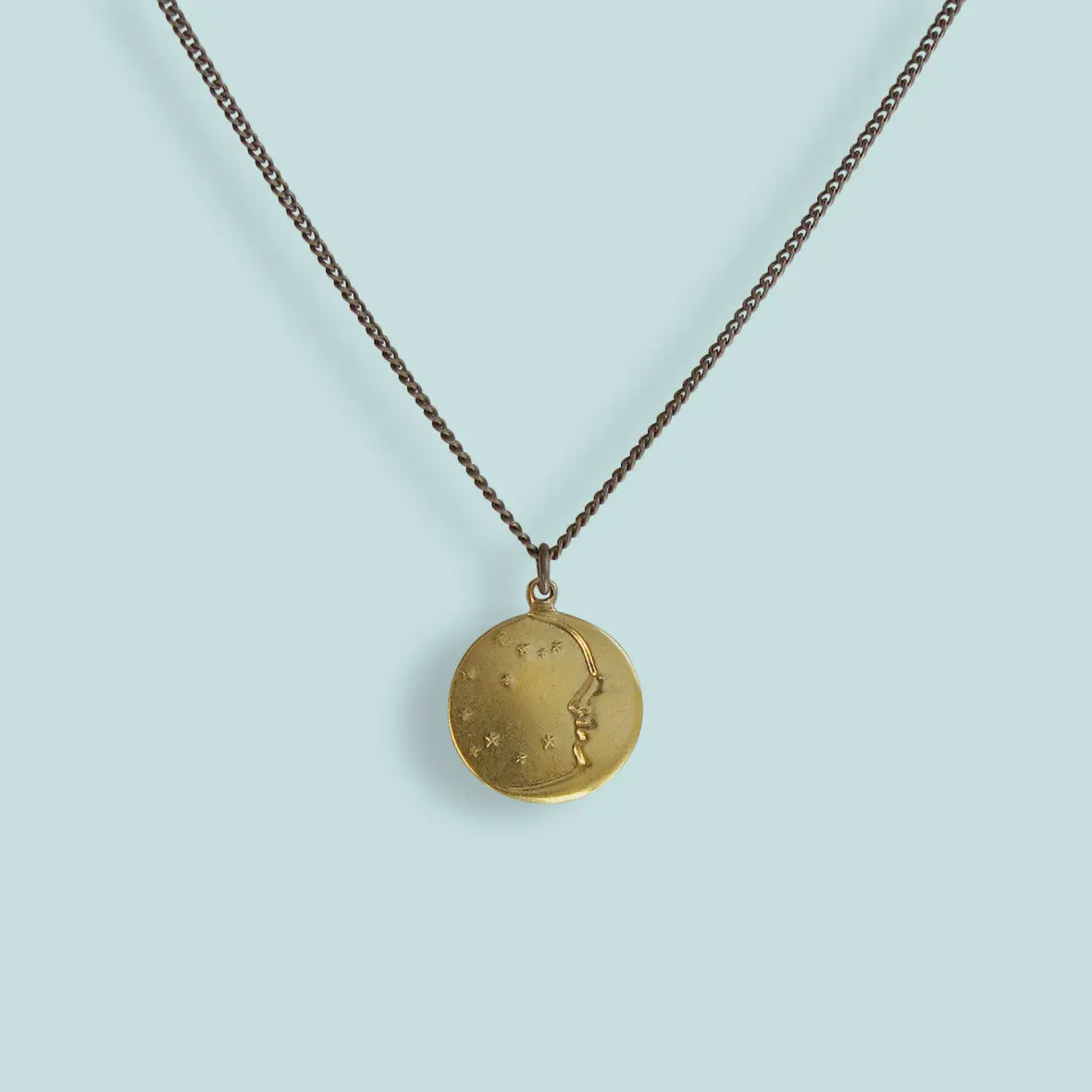 Man In The Moon Necklace