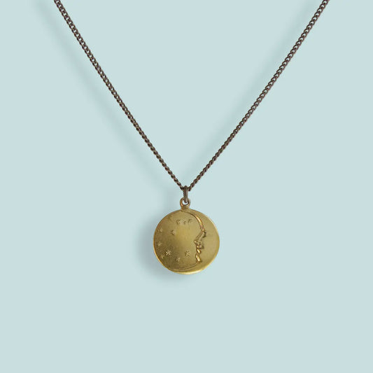 Man In The Moon Necklace