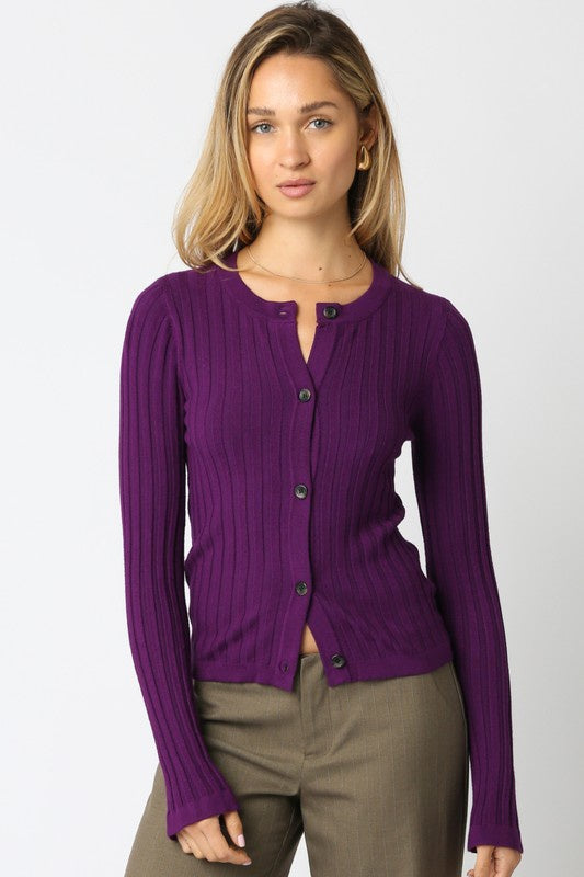 Violet Cardigan