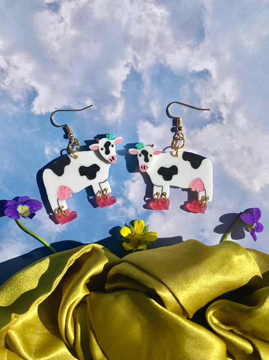 Honey Moo Moo Earrings
