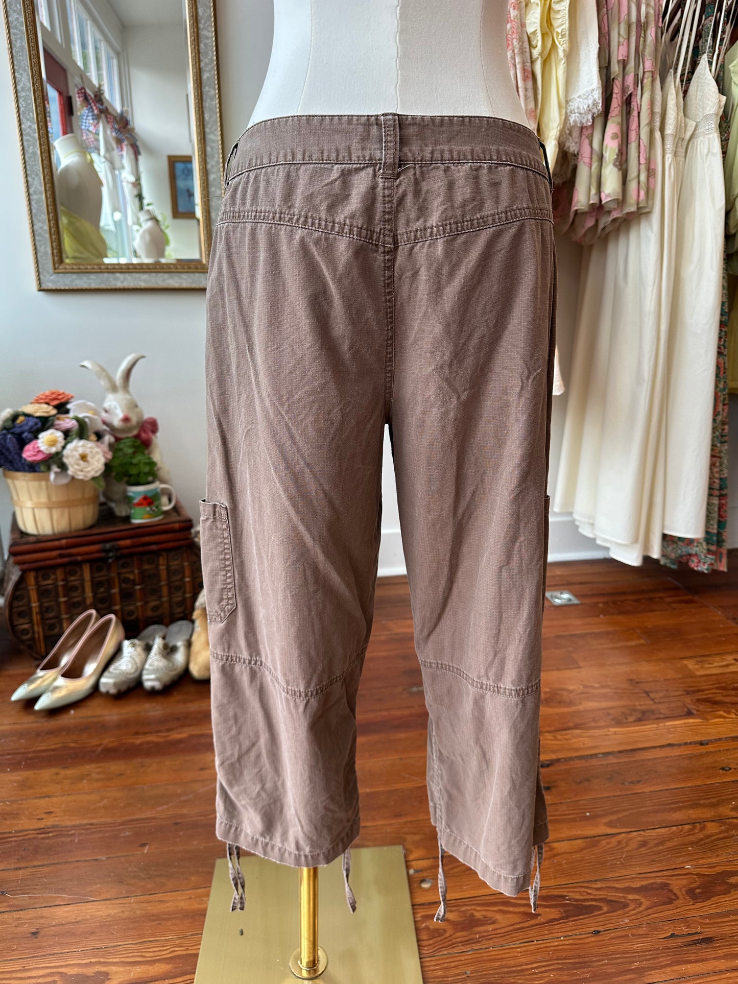Y2K Cotton Cargo Capris - 8