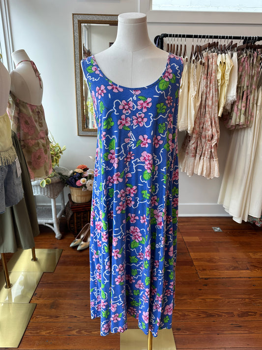 Vintage Tropical Muumuu - ONE SIZE