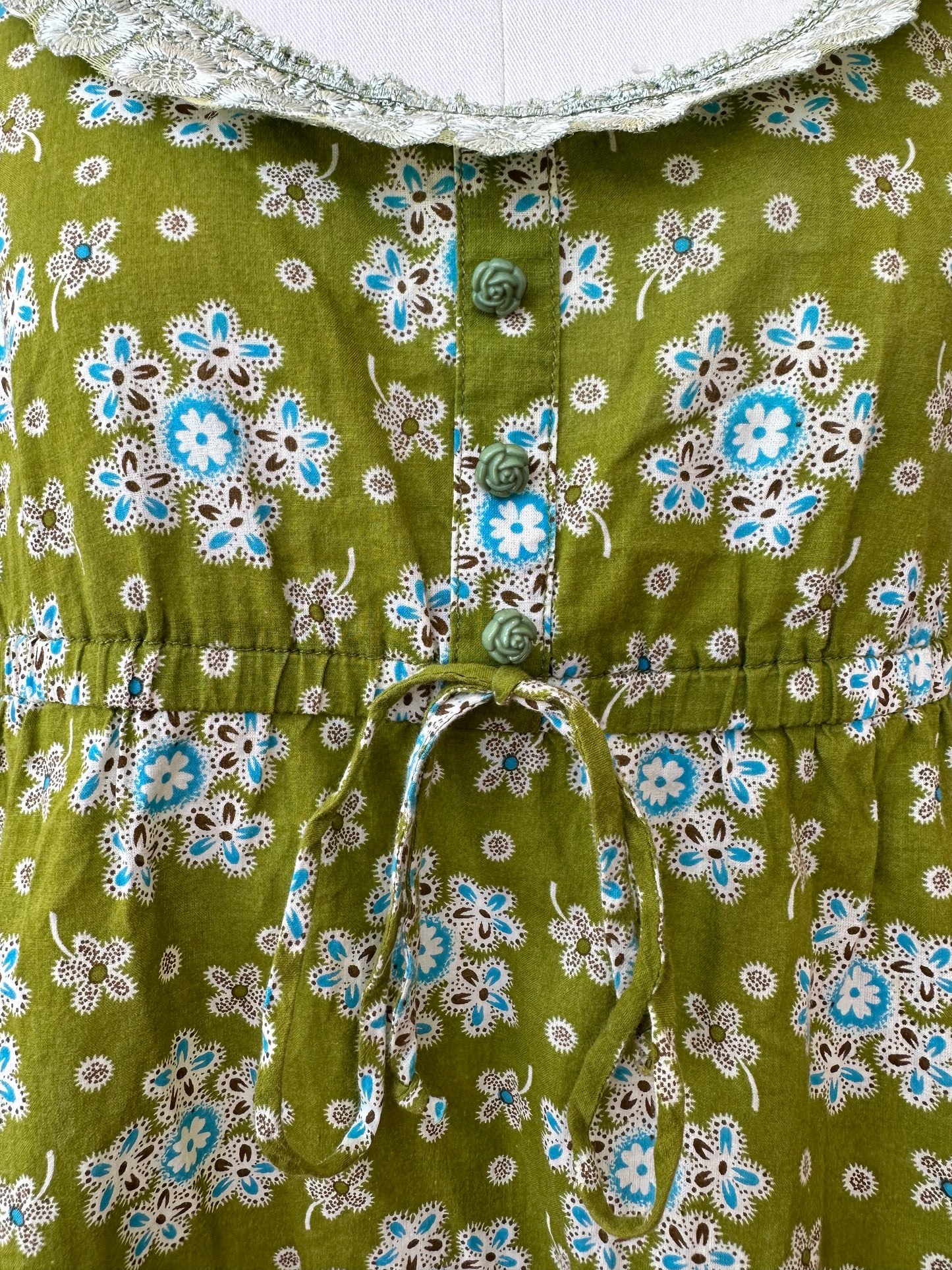 Y2K Green Babydoll Tank - MEDIUM