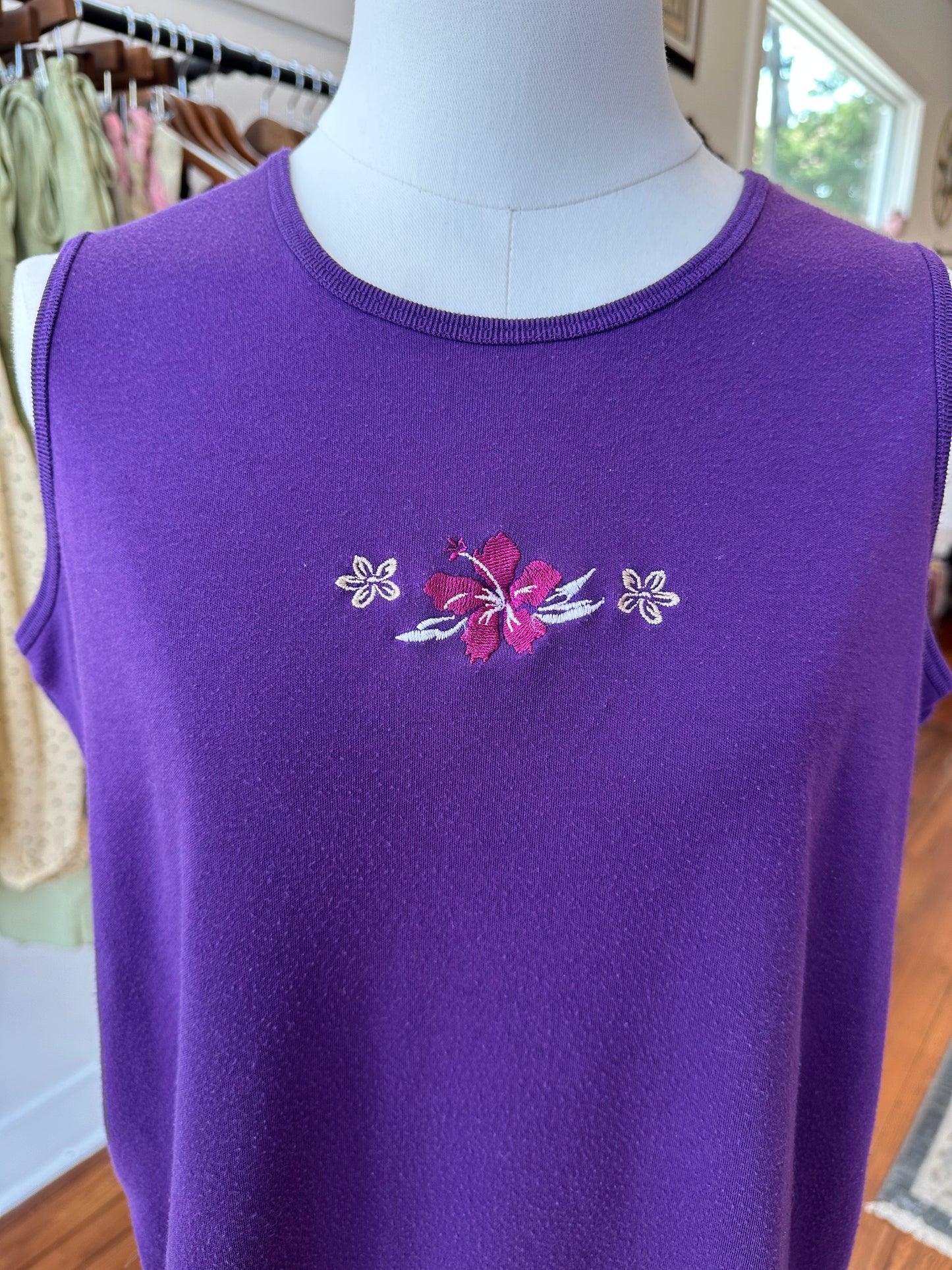 80's/90's Tropical Tank - MEDIUM
