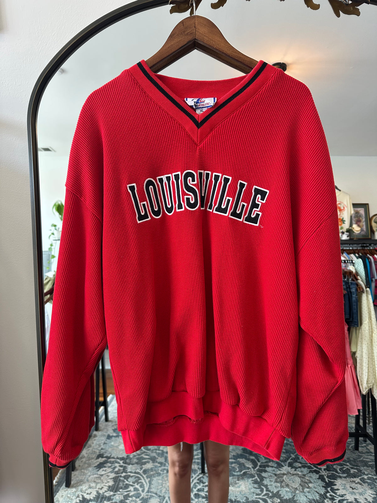 90's Lou Waffle Pullover - XL