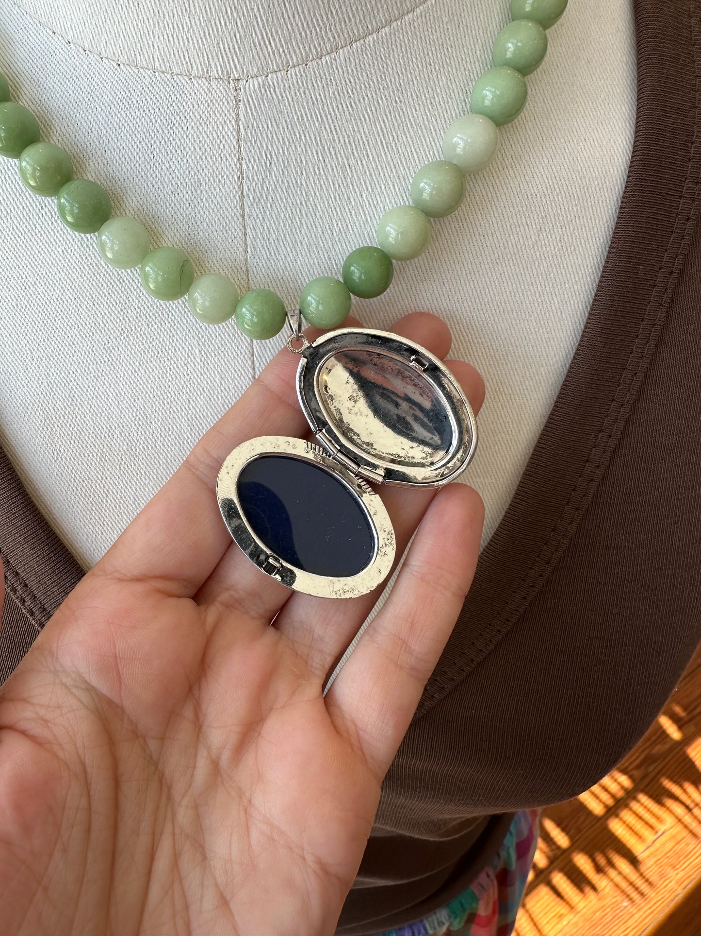 Handmade Crystal Horse Locket