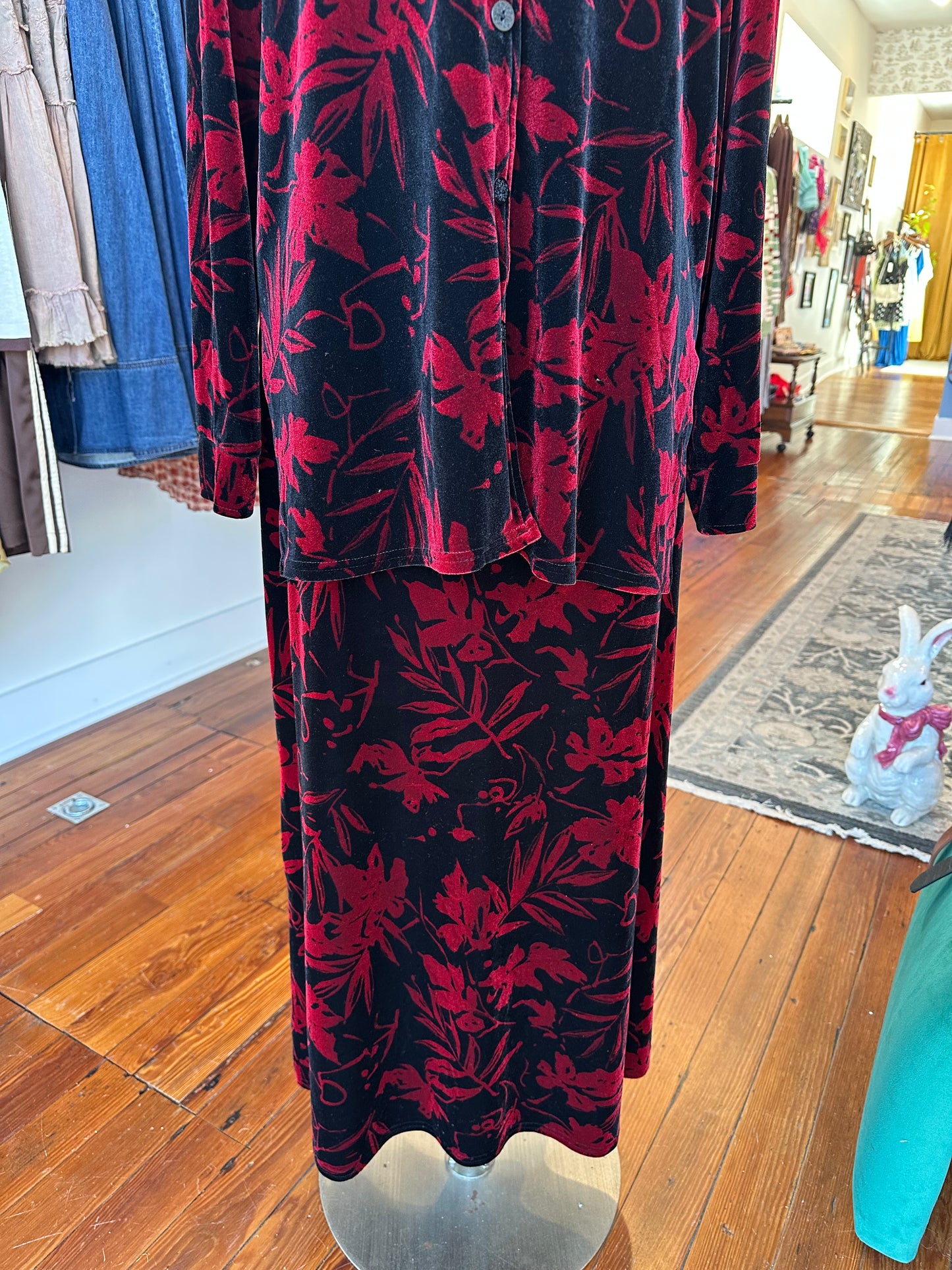 90's Velvet Set - LARGE