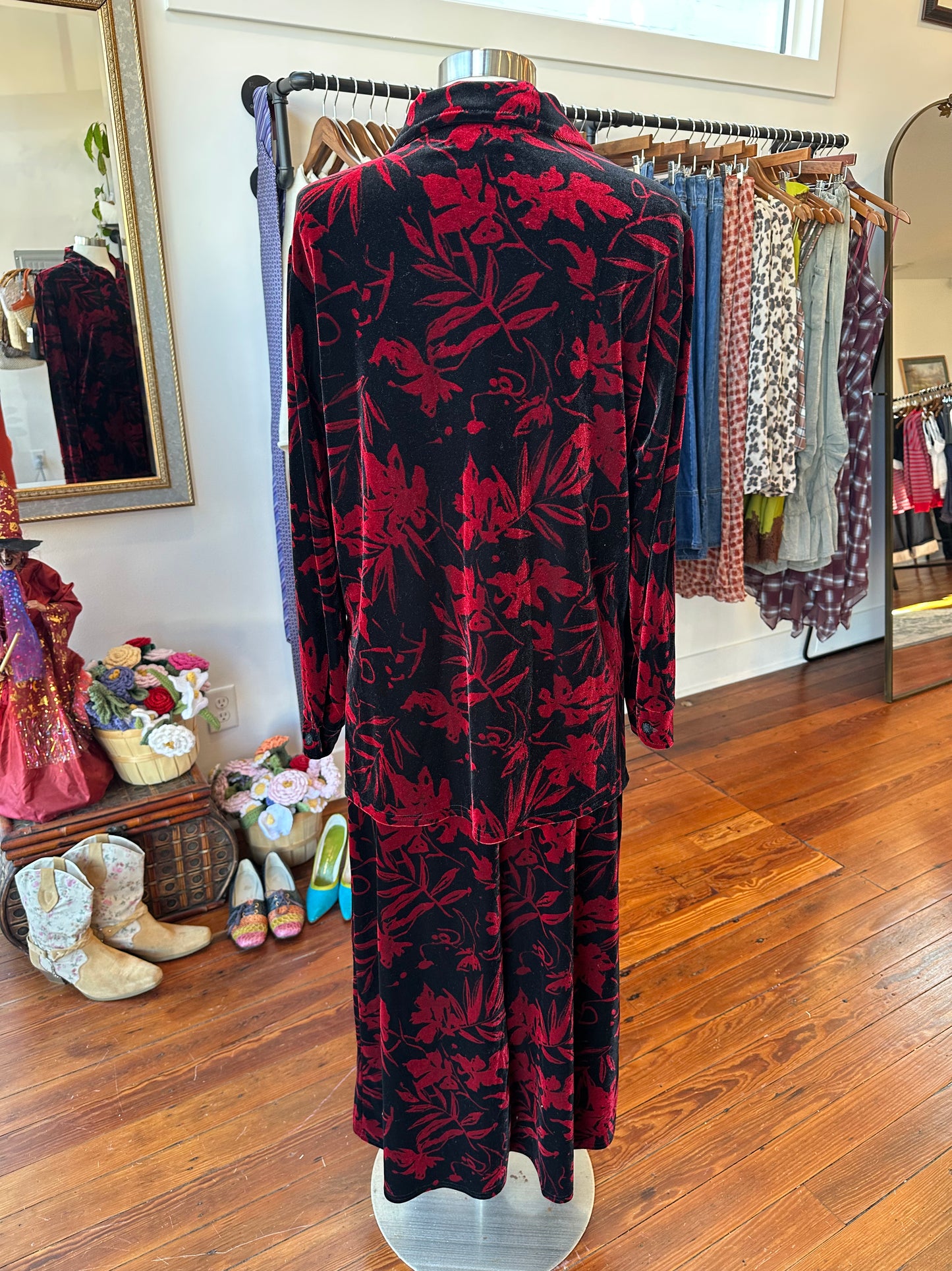 90's Velvet Set - LARGE