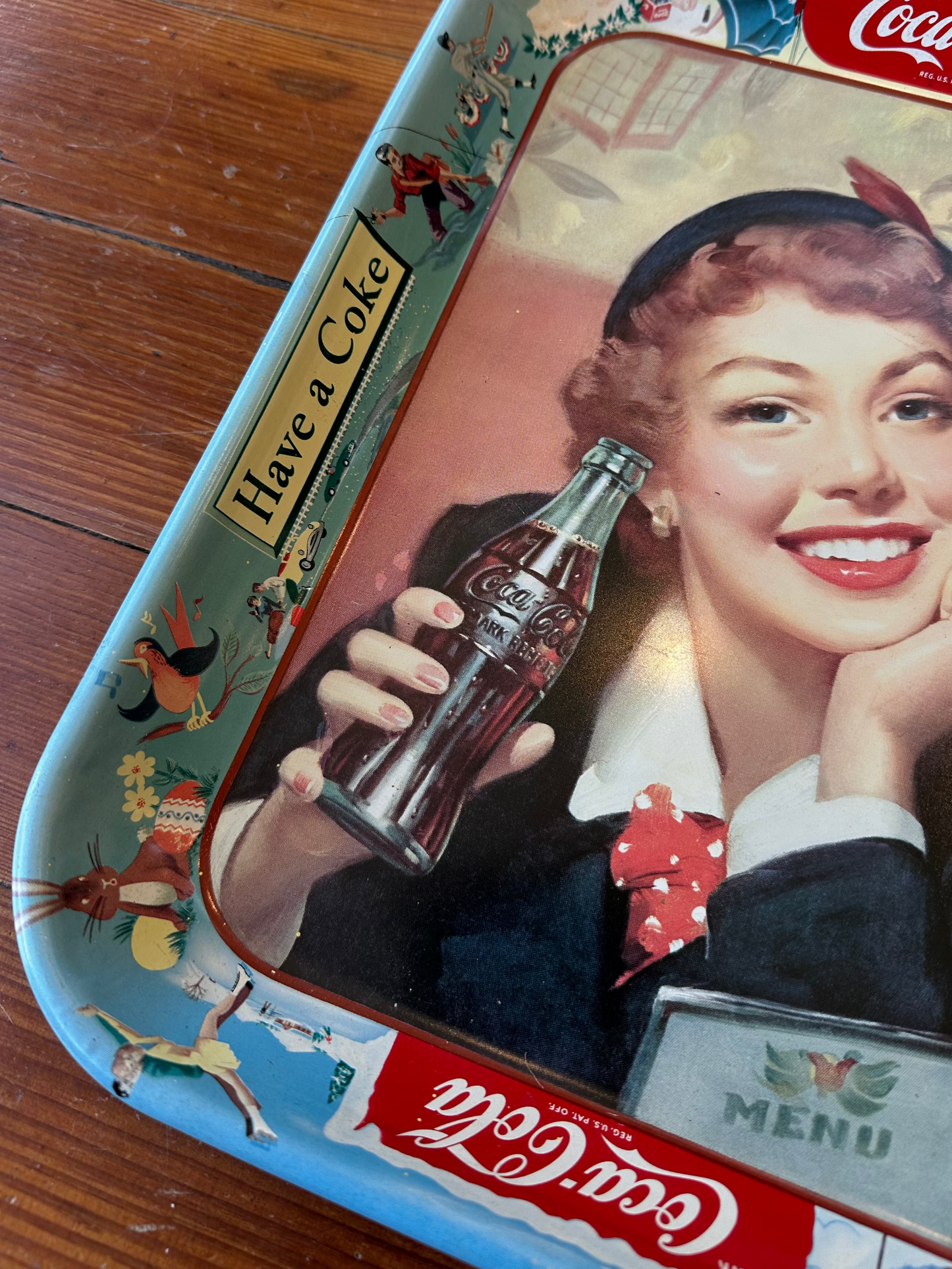1950's Coca-Cola "Thirst Has No Season" Serving Tray