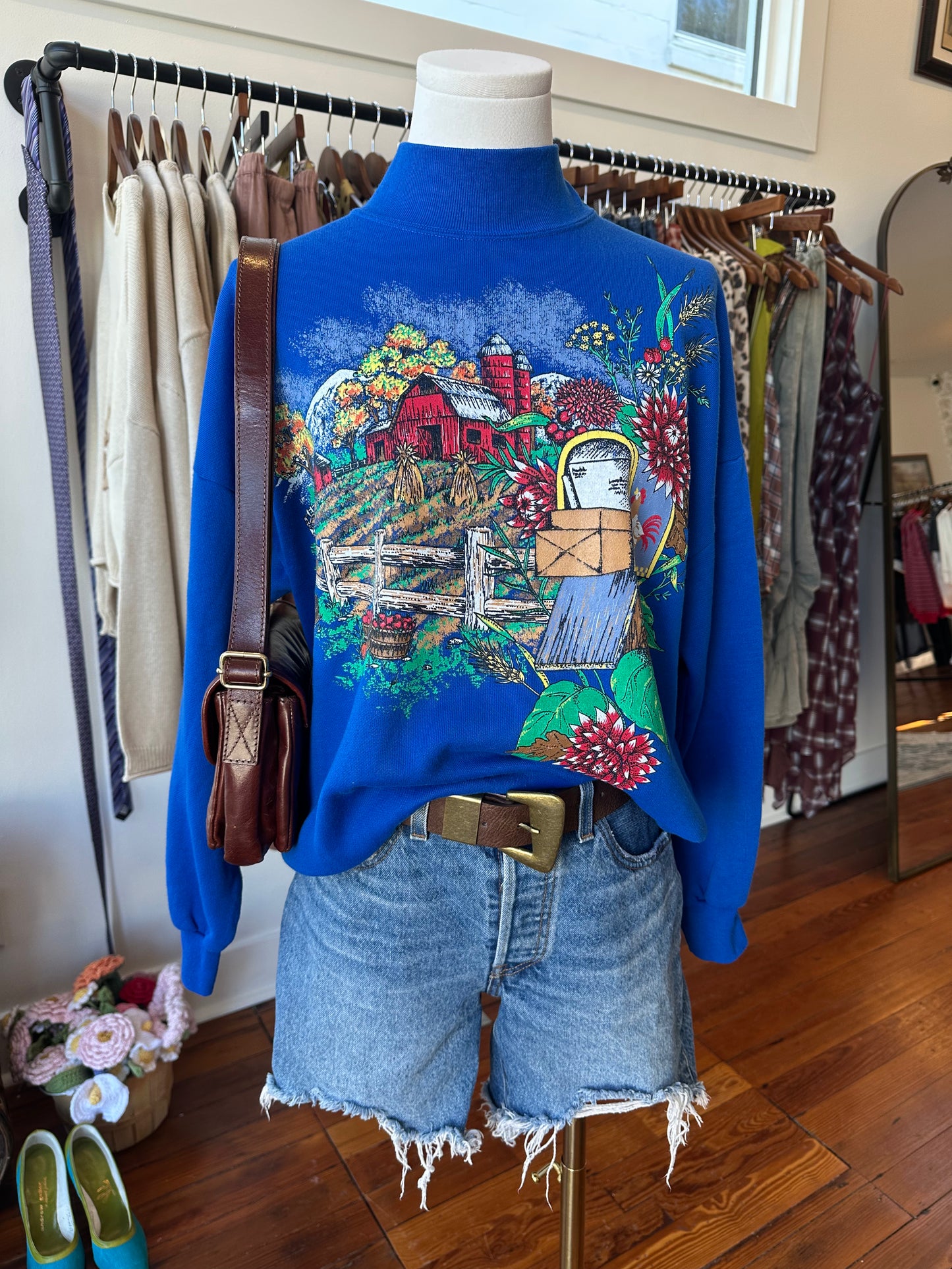 90's Farm Sweatshirt - MEDIUM