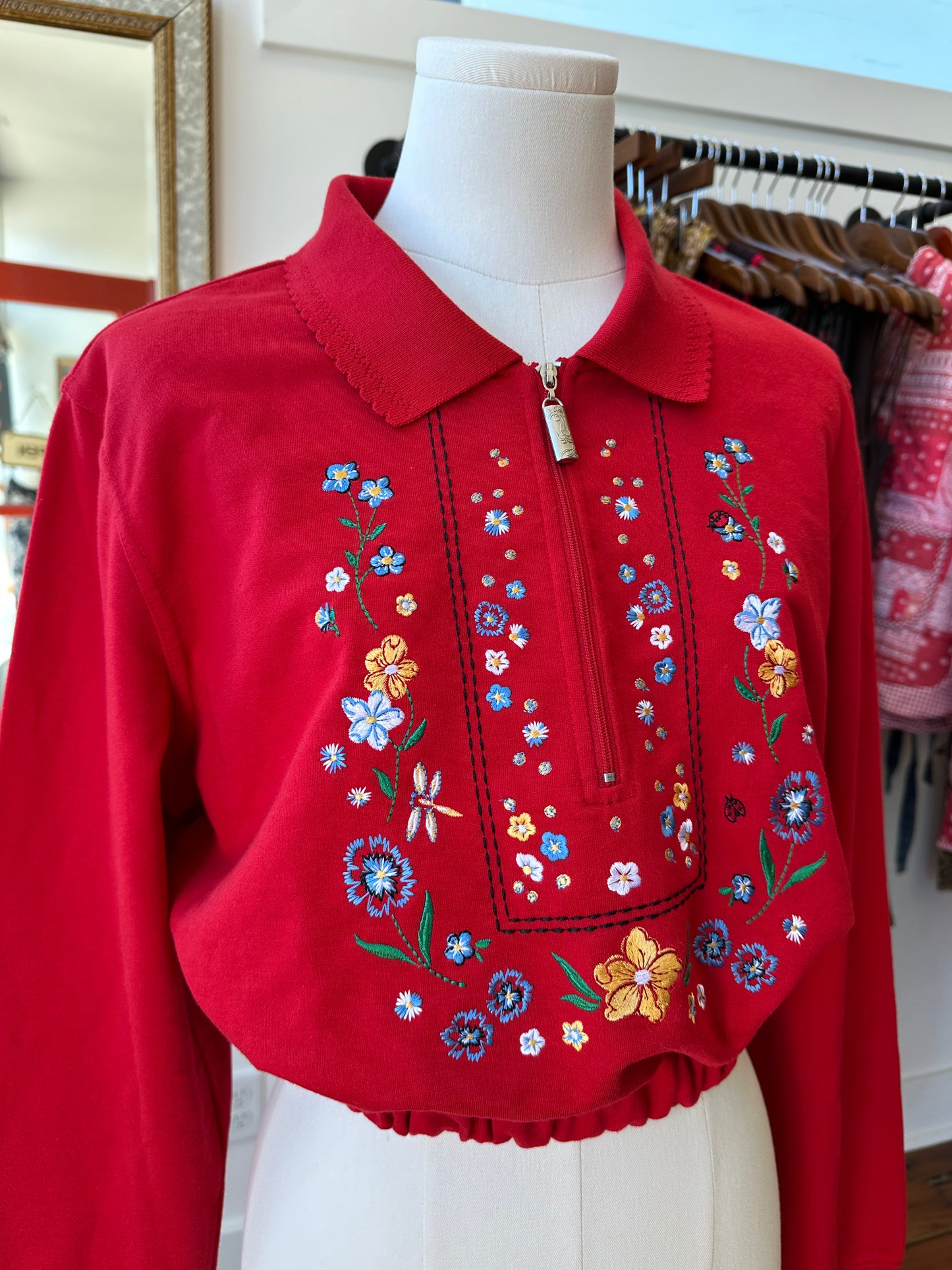 Lady Bug Quarter-Zip