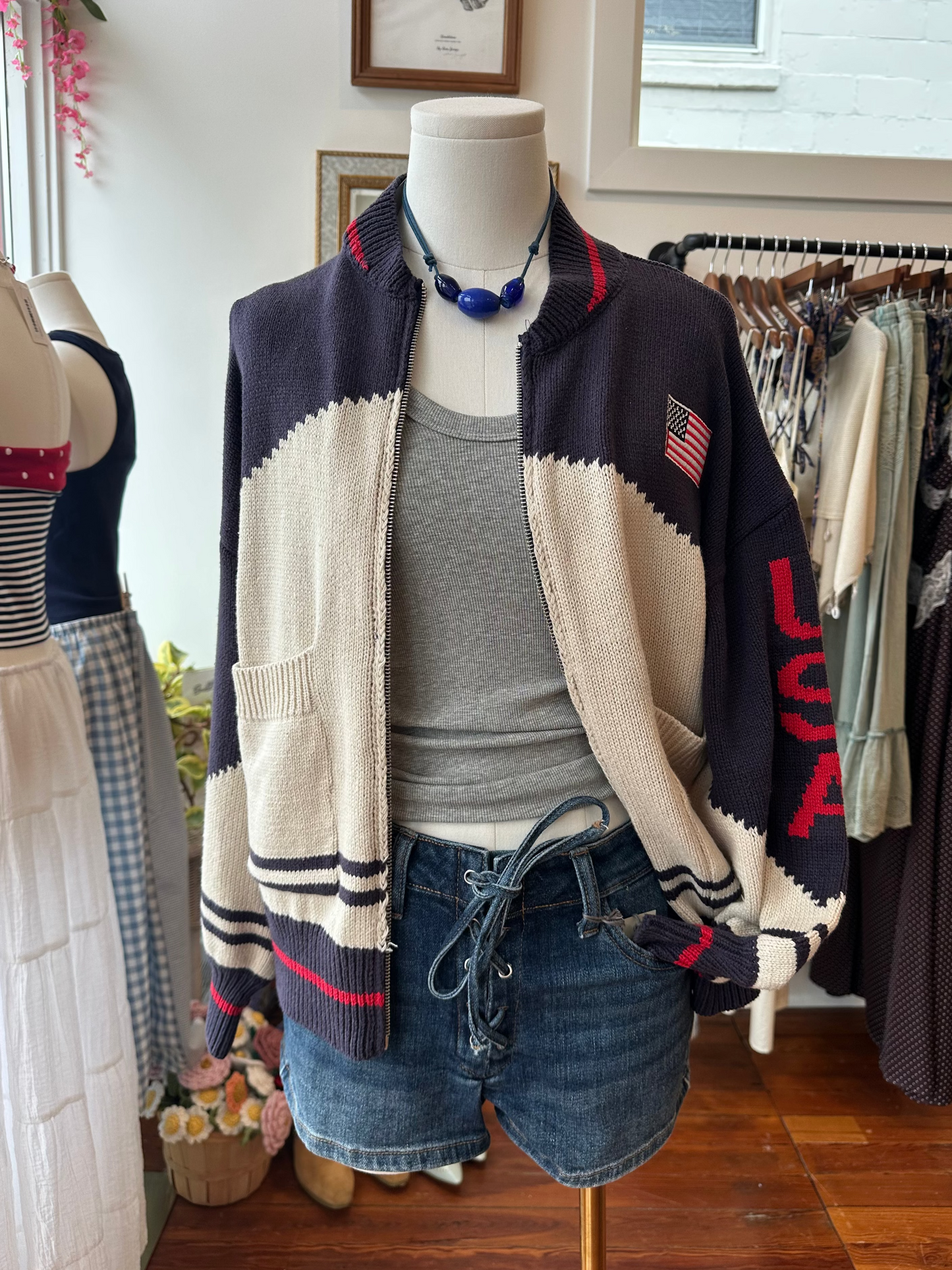 USA Sweater Jacket