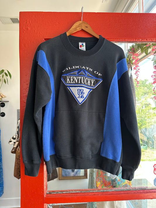 Vintage Color-Block UK Sweatshirt - LARGE