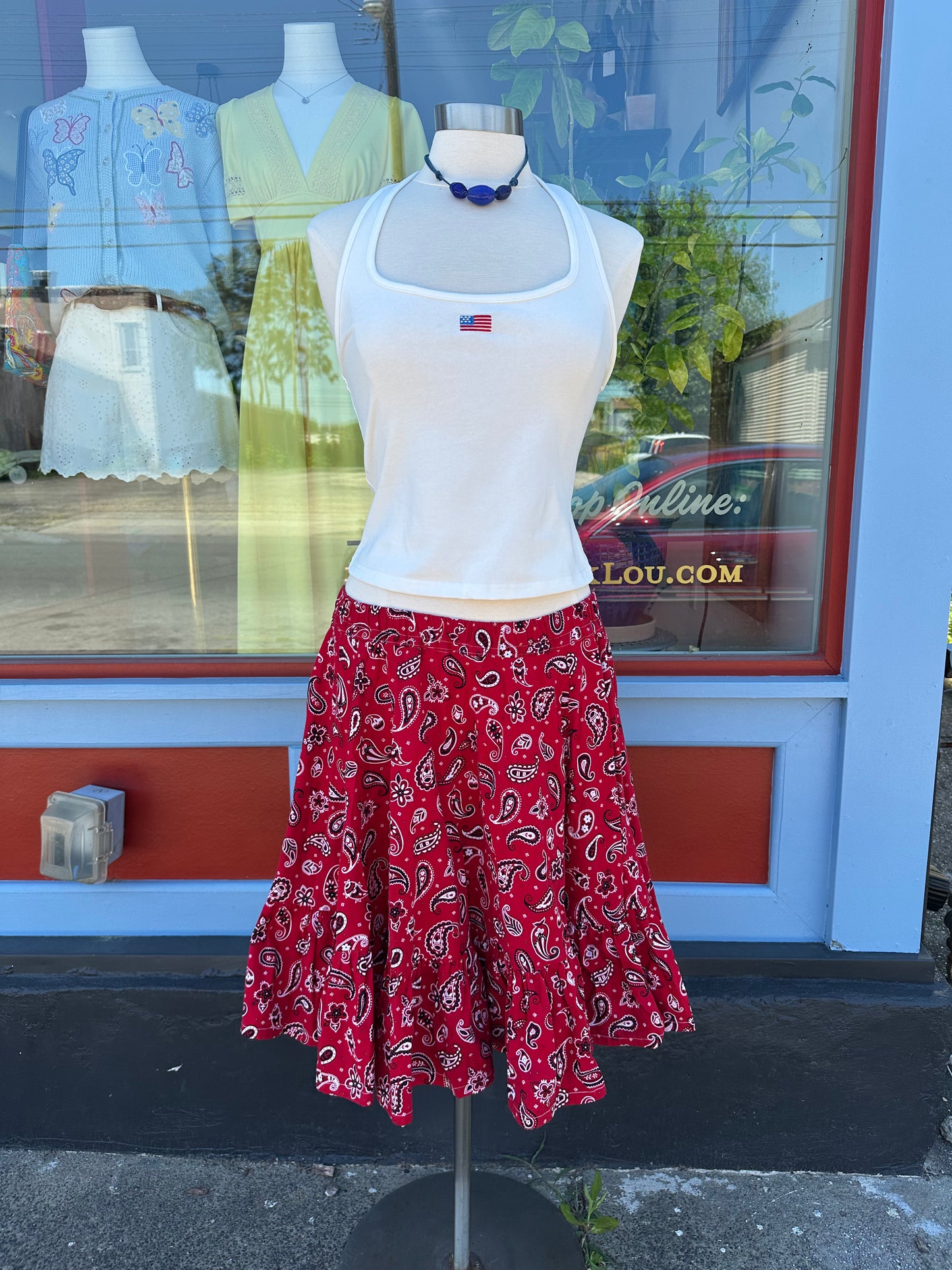 Handmade Bandana Skirt - SMALL/MEDIUM