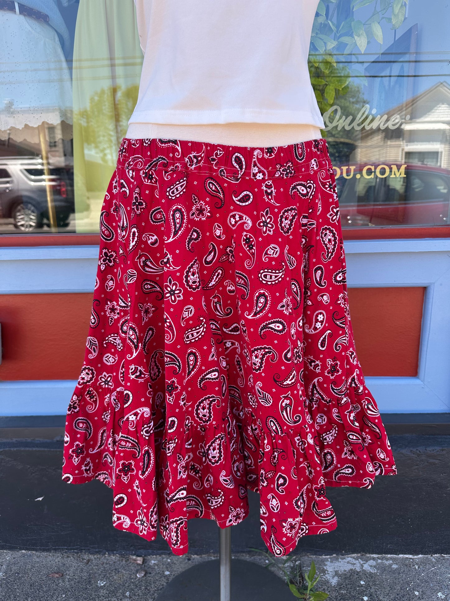 Handmade Bandana Skirt - SMALL/MEDIUM