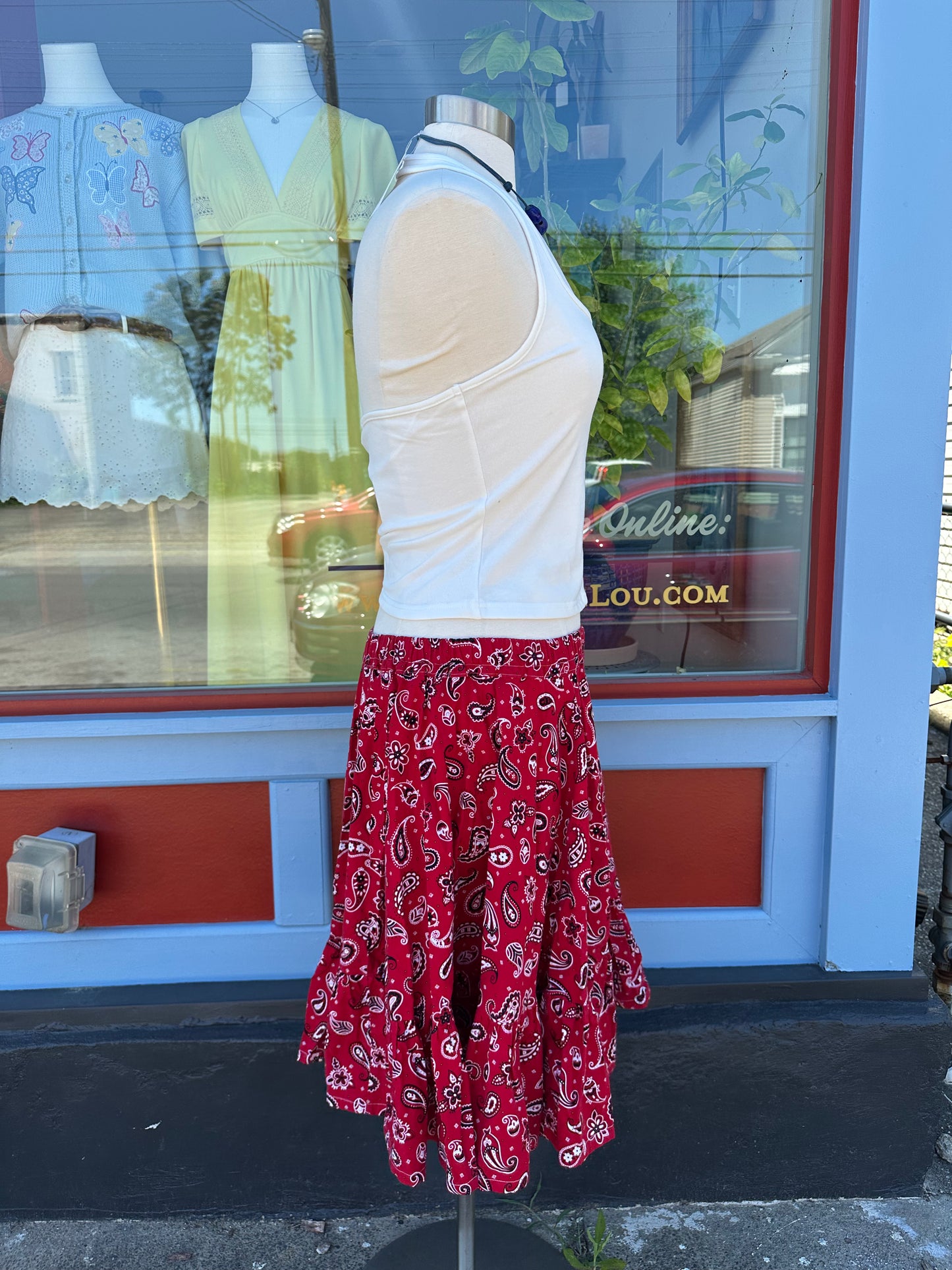 Handmade Bandana Skirt - SMALL/MEDIUM