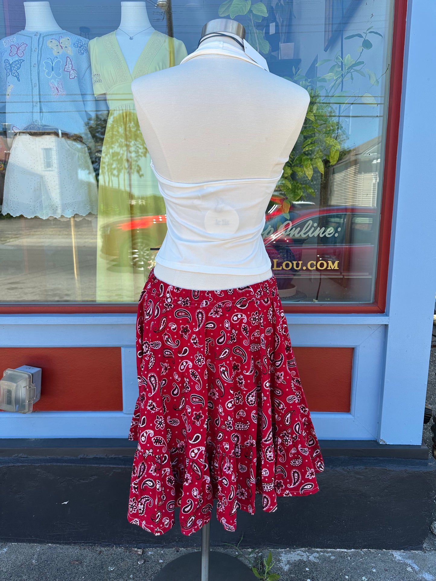 Handmade Bandana Skirt - SMALL/MEDIUM