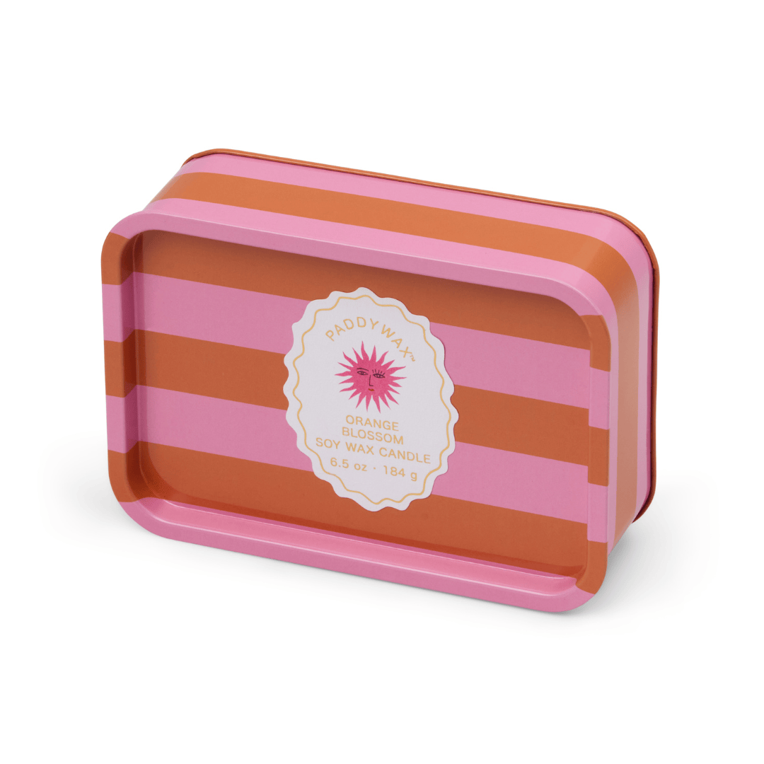 Orange Blossom Tin Candle