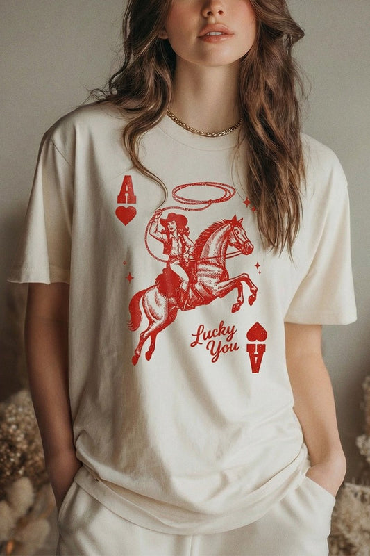 Lucky Cowgirl Tee